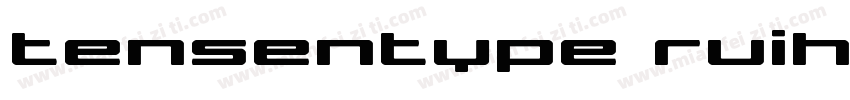 tensentype ruiheij w4字体转换
